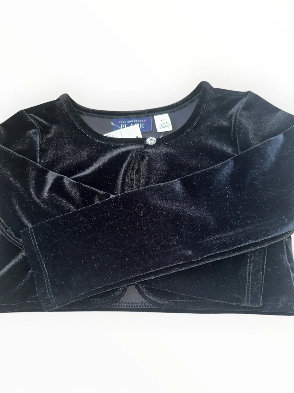 NWT! Velvet Cropped Shrug Jacket -Sz 5T